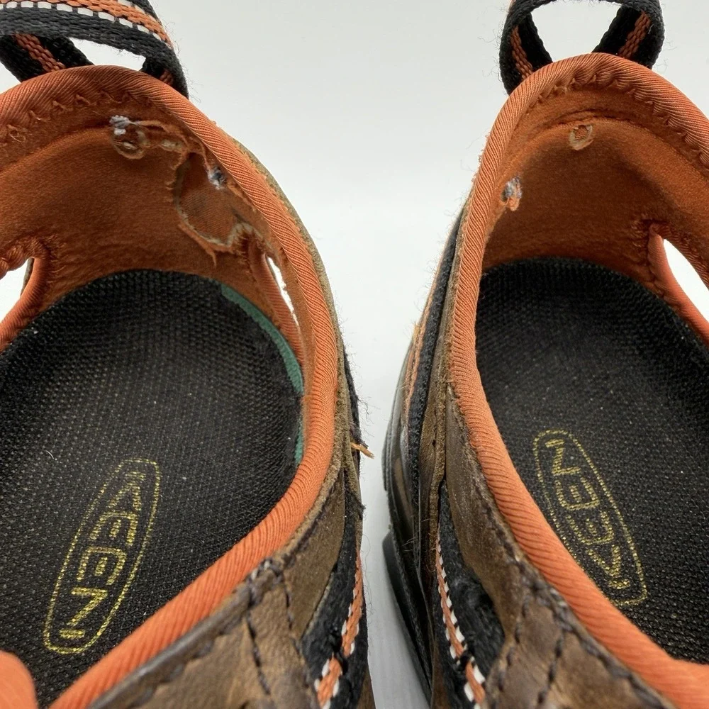 Keen Sandals Men's 11.5 Brown Leather Arroyo II Waterproof‎ Hiking Trail Outdoor